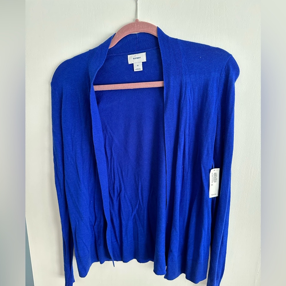 Old Navy Open Front Cardigan Navy Blue